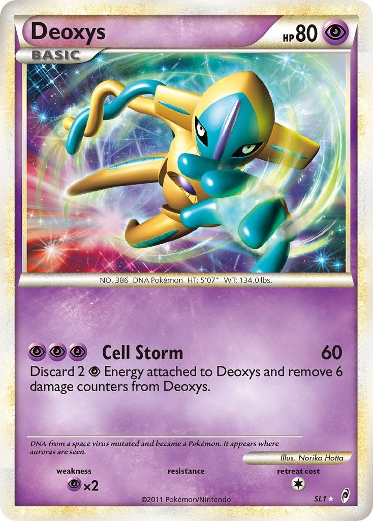 Image for Deoxys (Shiny) (SL1) (Call of Legends) (CL) - Pokemon