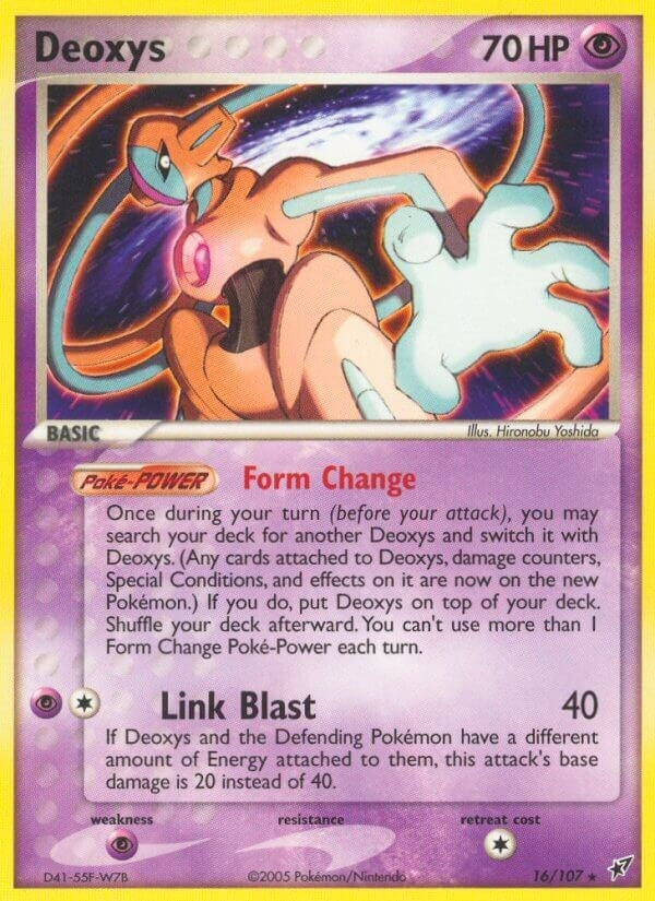 Image for Deoxys (Normal Forme) (16/107) (EX Deoxys) (DX) - Pokemon