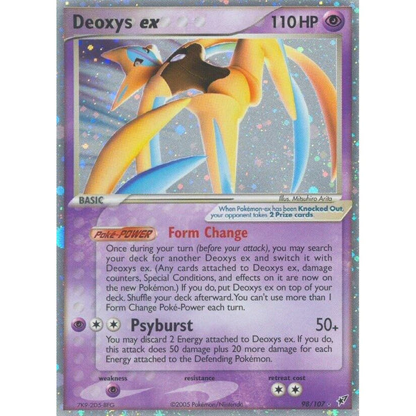Image for Deoxys ex (Attack Forme) (98/107) (Deoxys) - Pokemon