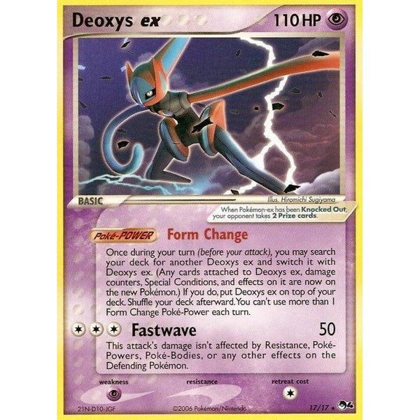 Image for Deoxys ex (017/017) (POP Series 4) - Pokemon