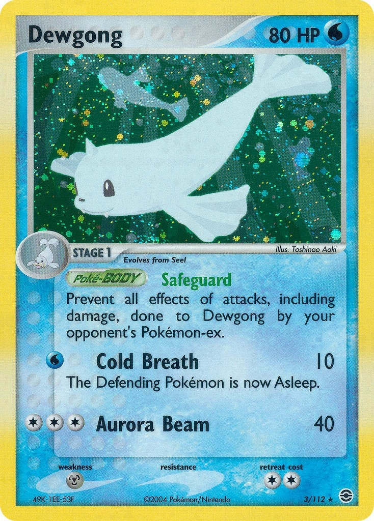 Image for Dewgong (3/112) (EX FireRed & LeafGreen) (RG) - Pokemon