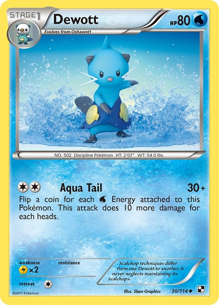 Image for Dewott (30) (30/114) (Black and White) (BLW) - Pokemon