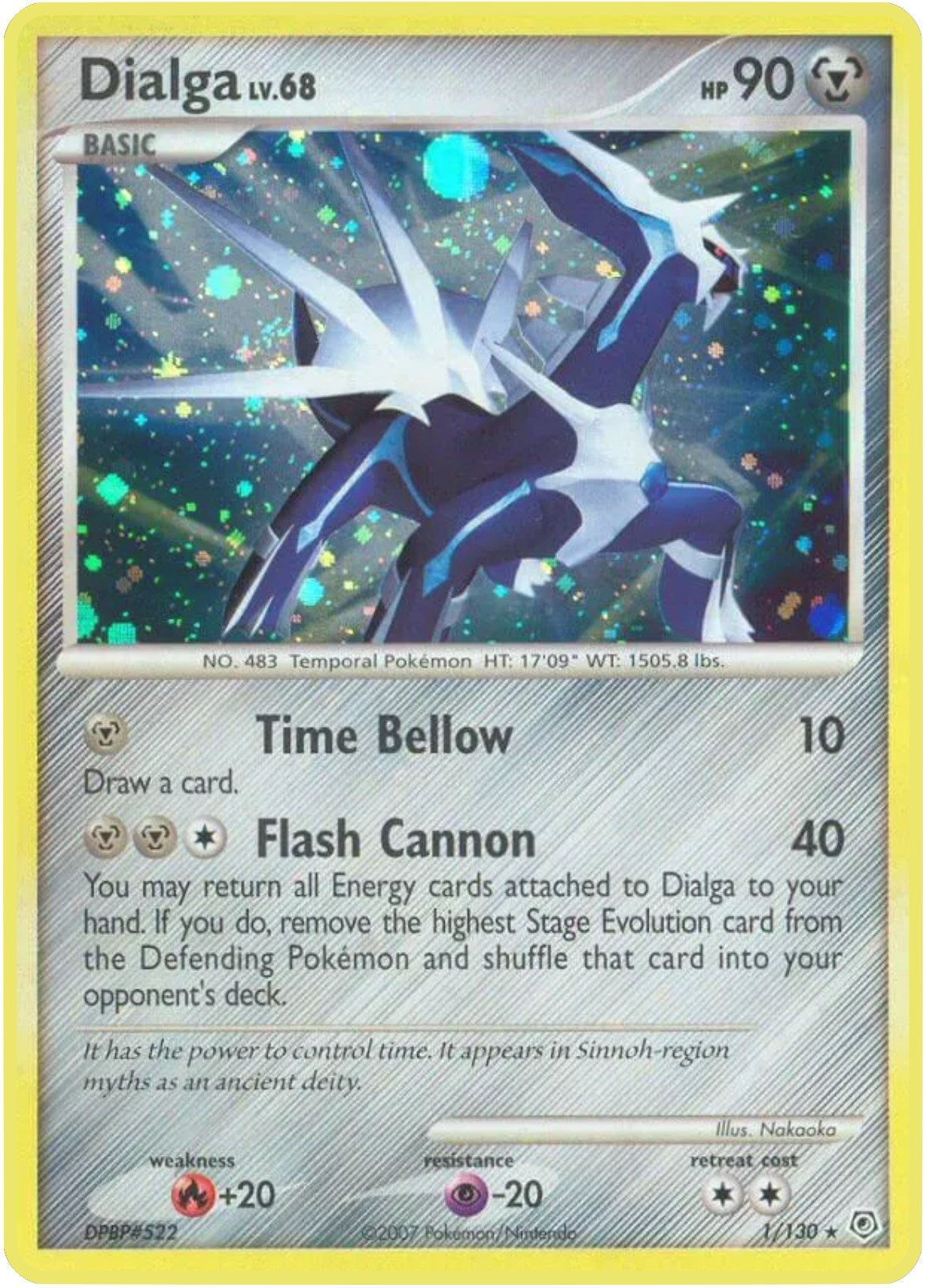 Image for Dialga (1/130) (Diamond and Pearl) (DP) - Pokemon