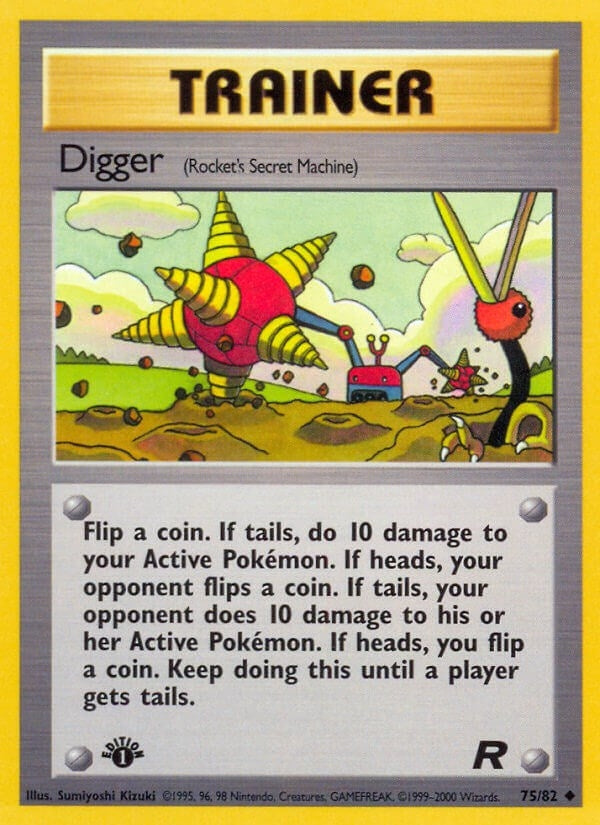 Image for Digger (Rocket's Secret Machine) (75/82) (Team Rocket) (TR) - Pokemon