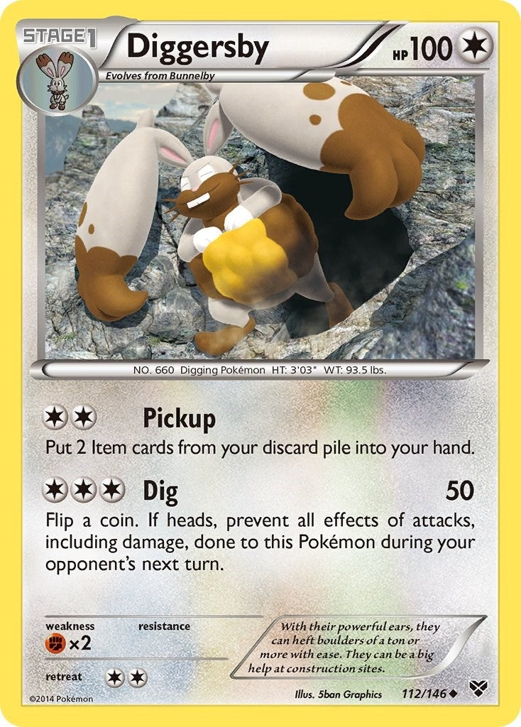 Image for Diggersby (112/146) (XY Base Set) (XY) - Pokemon