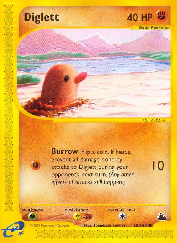 Image for Diglett (050/144) (Skyridge) (SK) - Pokemon