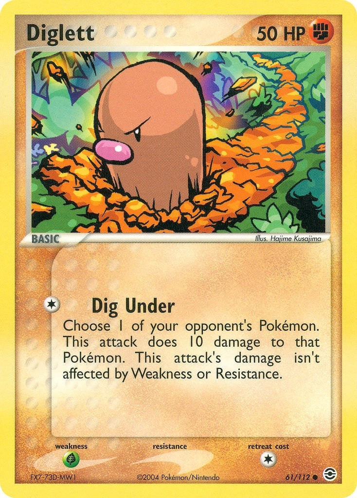 Image for Diglett (61/112) (EX FireRed & LeafGreen) (RG) - Pokemon