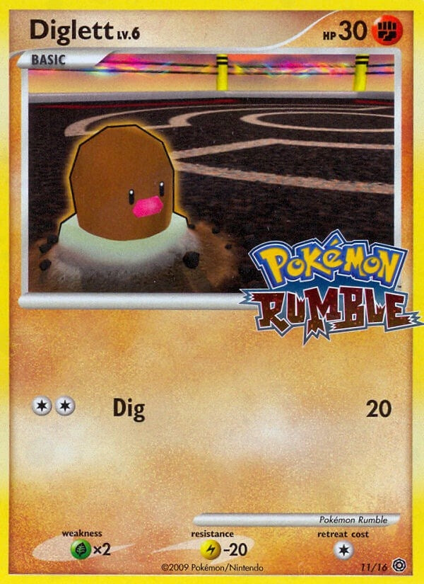 Image for Diglett (11) (Rumble) (RUM) - Pokemon