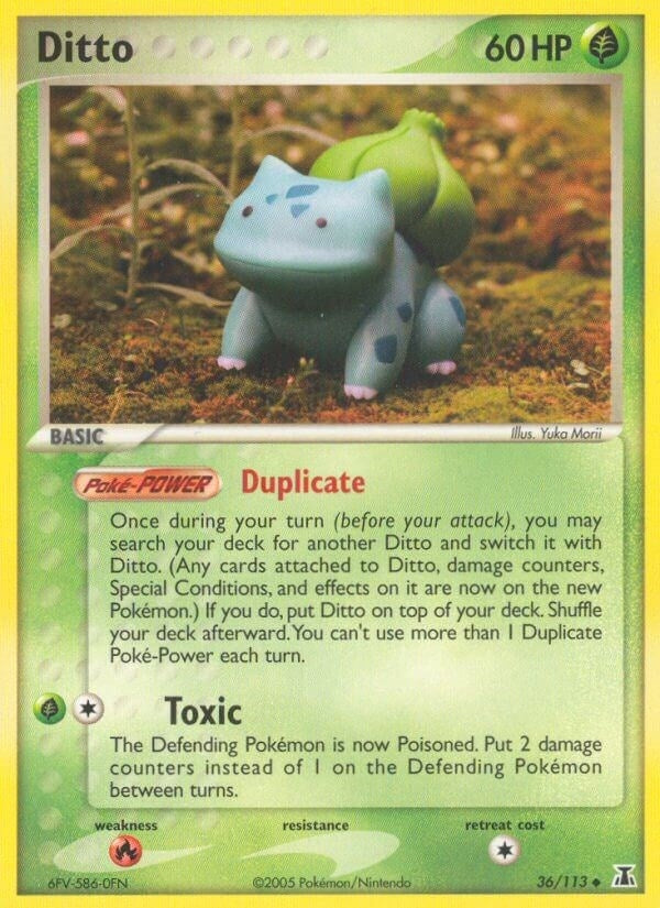 Image for Ditto (Bulbasaur) (36/113) (EX Delta Species) (DS) - Pokemon