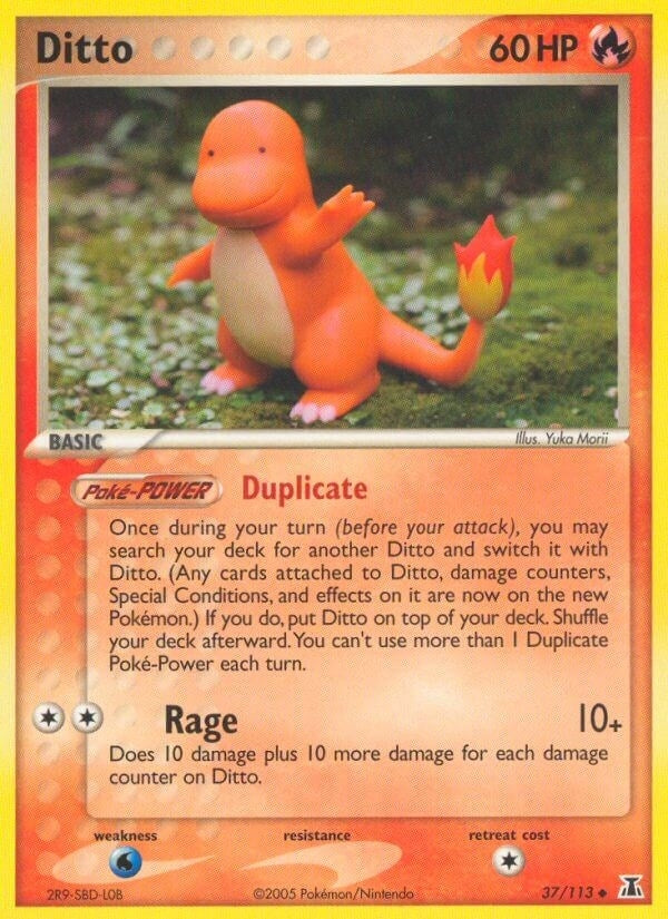 Image for Ditto - 037/113 (Charmander) (37/113) (EX Delta Species) (DS) - Pokemon