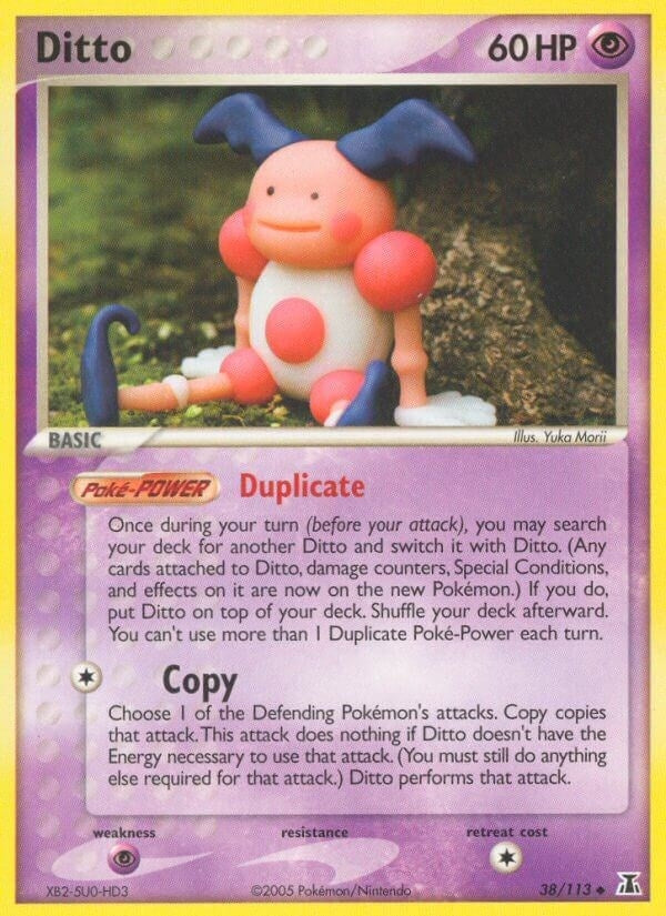 Image for Ditto - 038/113 (Mr. Mime) (38/113) (EX Delta Species) (DS) - Pokemon
