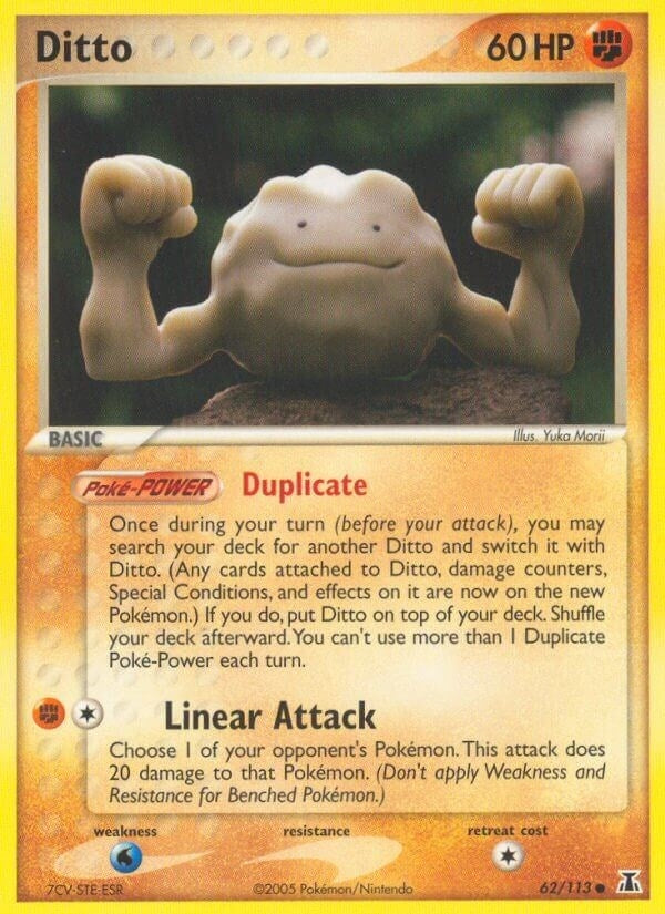 Image for Ditto (Geodude) (62/113) (EX Delta Species) (DS) - Pokemon