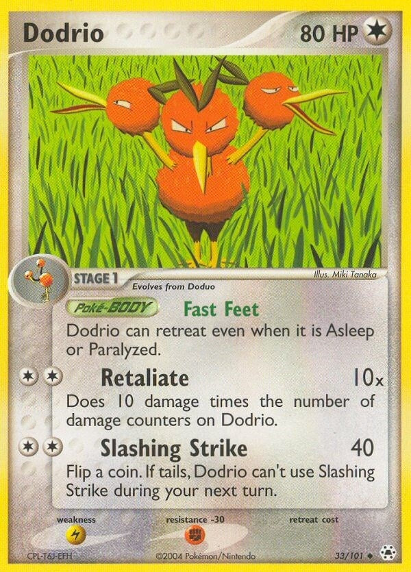 Image for Dodrio (33/101) (EX Hidden Legends) (HL) - Pokemon