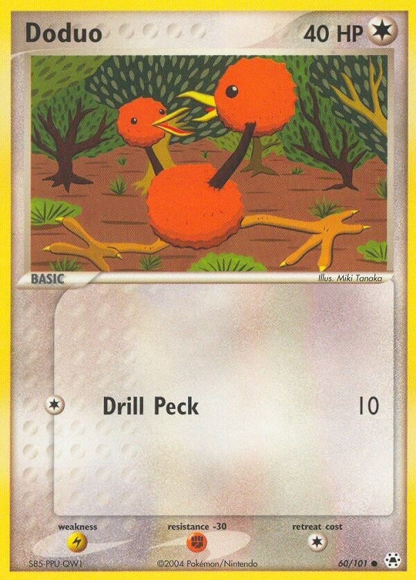 Image for Doduo (60/101) (EX Hidden Legends) (HL) - Pokemon