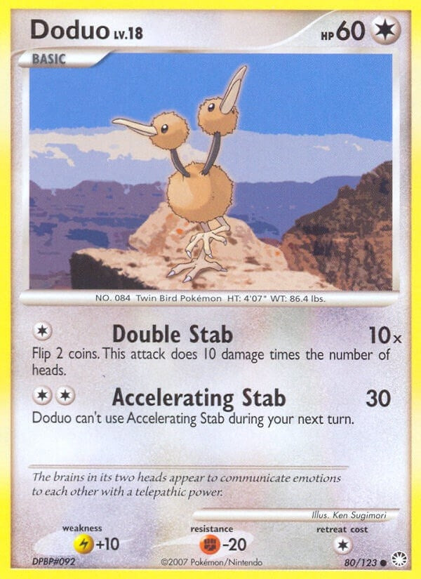 Image for Doduo (80/123) (Mysterious Treasures) (MT) - Pokemon