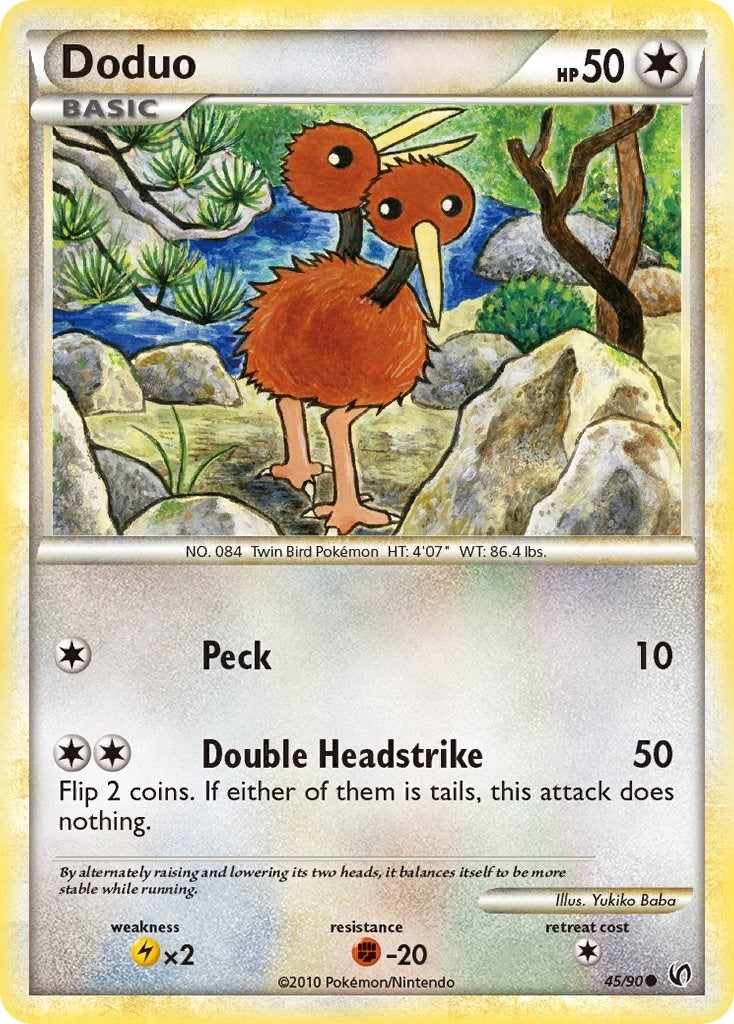 Image for Doduo (45/90) (Undaunted) (UD) - Pokemon