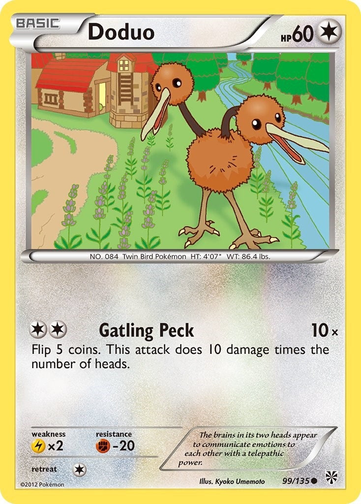 Image for Doduo (99/135) (Plasma Storm) (PLS) - Pokemon
