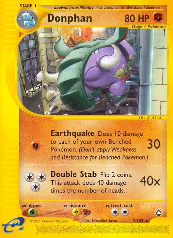 Image for Donphan (007/147) (Aquapolis) (AQ) - Pokemon