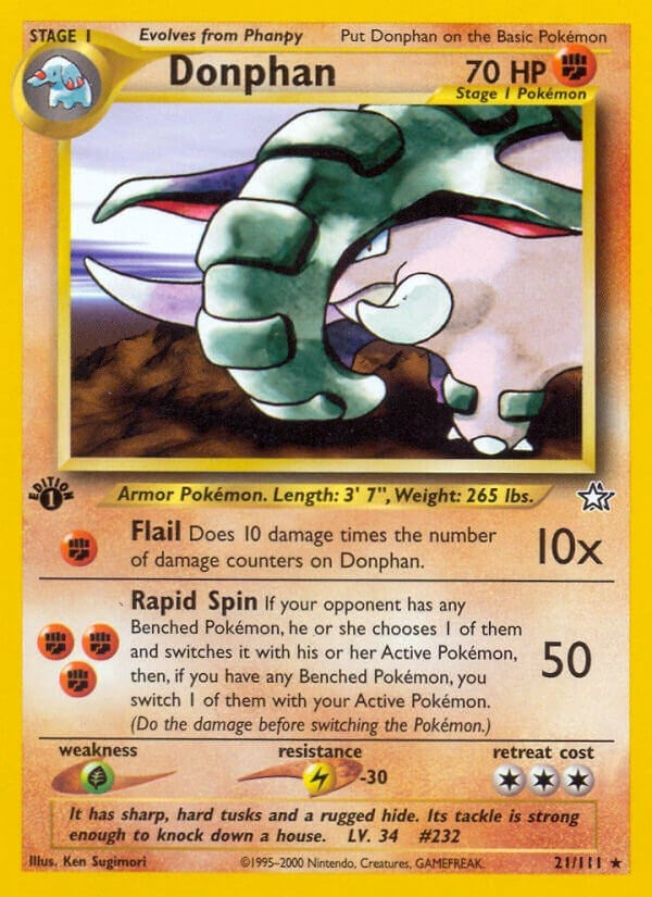 Image for Donphan (021/111) (Neo Genesis) (N1) - Pokemon