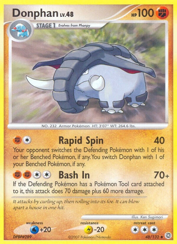 Image for Donphan (48/132) (Secret Wonders) (SW) - Pokemon