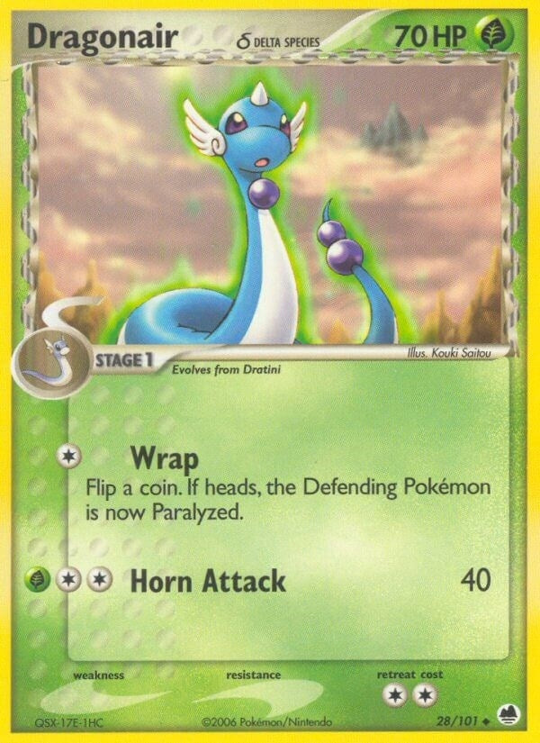 Image for Dragonair (Delta Species) (28/101) (EX Dragon Frontiers) (DF) - Pokemon