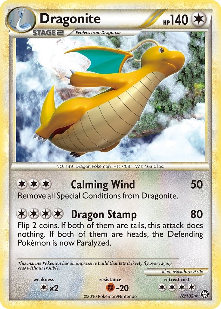 Image for Dragonite (18/102) (Triumphant) (TM) - Pokemon