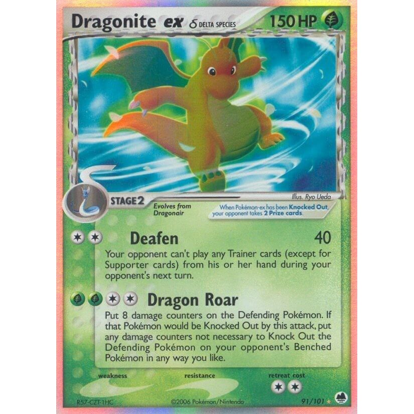 Image for Dragonite ex (Delta Species) (91/101) (Dragon Frontiers) - Pokemon