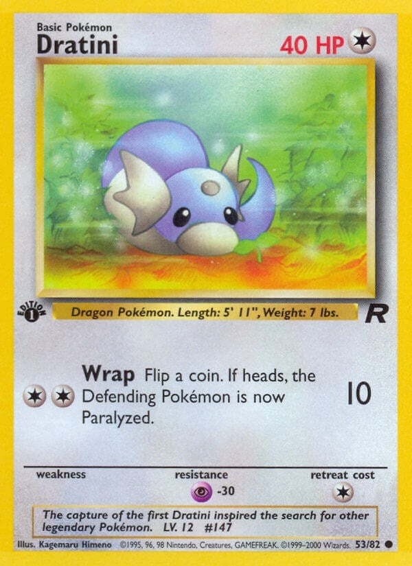 Image for Dratini (53/82) (Team Rocket) (TR) - Pokemon