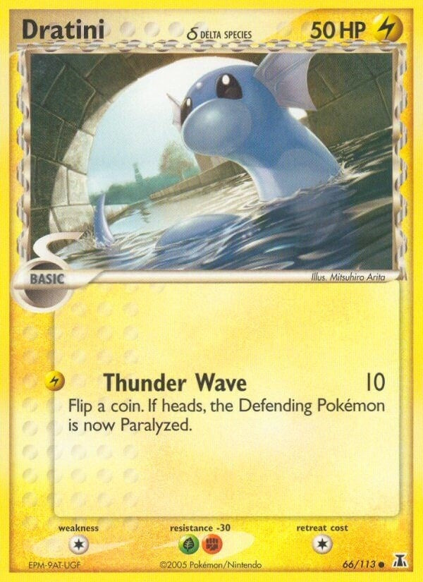 Image for Dratini - 066/113 (Delta Species) (66/113) (EX Delta Species) (DS) - Pokemon