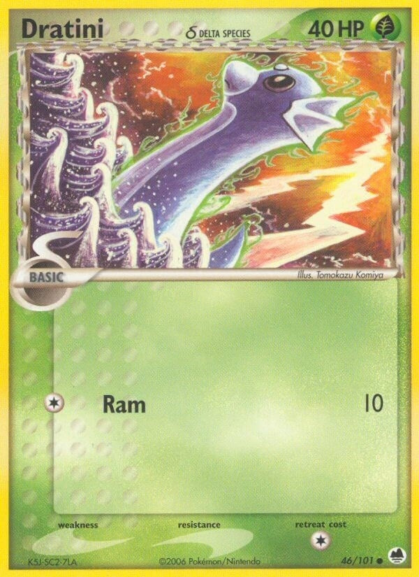 Image for Dratini (Delta Species) (46/101) (EX Dragon Frontiers) (DF) - Pokemon