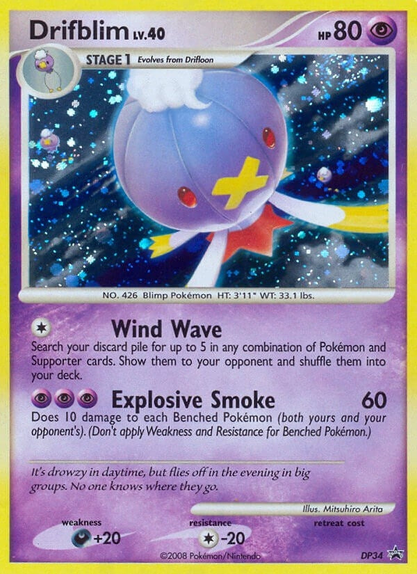 Image for Drifblim - DP34 (DP34) (Diamond and Pearl Promos) (PR) - Pokemon