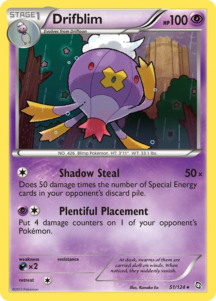 Image for Drifblim (51/124) (Dragons Exalted) (DRX) - Pokemon
