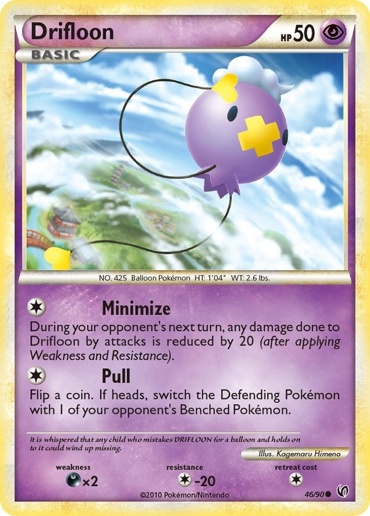 Image for Drifloon (46/90) (Undaunted) (UD) - Pokemon