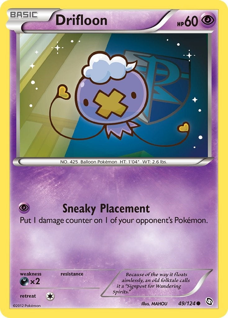 Image for Drifloon (49) (49/124) (Dragons Exalted) (DRX) - Pokemon