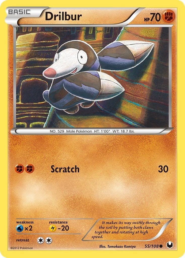 Image for Drilbur (55/108) (Dark Explorers) (DEX) - Pokemon