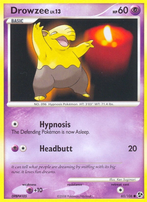 Image for Drowzee (65/106) (Great Encounters) (GE) - Pokemon