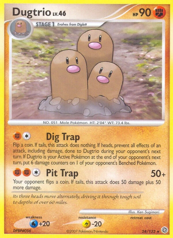 Image for Dugtrio (24/132) (Secret Wonders) (SW) - Pokemon