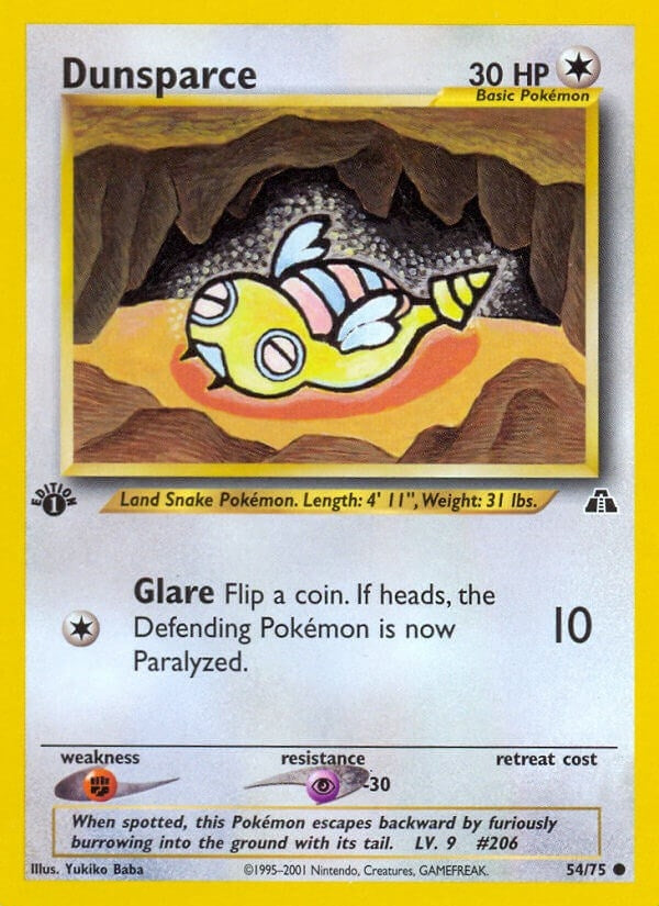 Image for Dunsparce (54/75) (Neo Discovery) (N2) - Pokemon