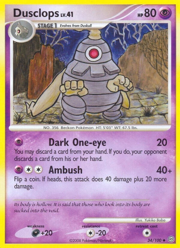 Image for Dusclops (34) (34/100) (Stormfront) (SF) - Pokemon