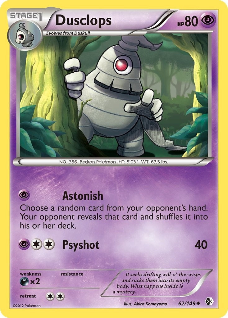 Image for Dusclops (62/149) (Boundaries Crossed) (BCR) - Pokemon