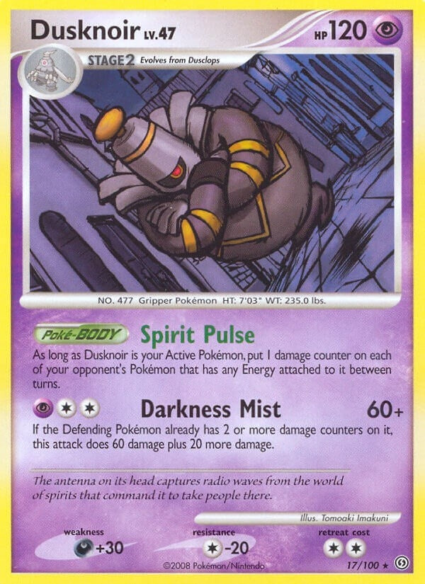 Image for Dusknoir (17) (17/100) (Stormfront) (SF) - Pokemon