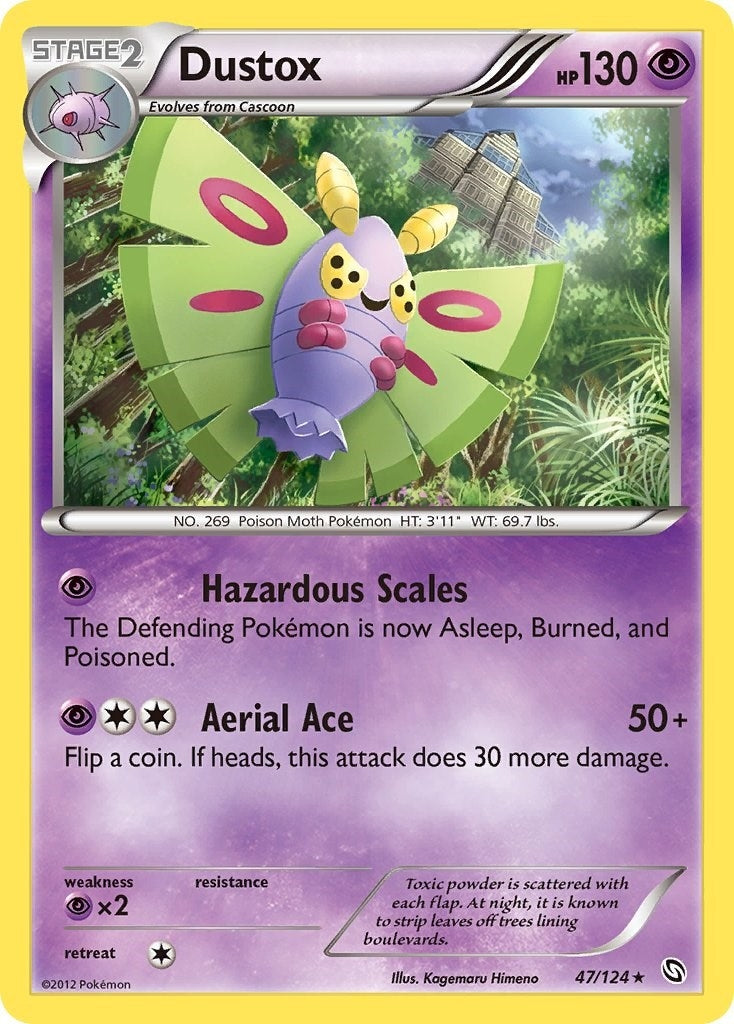 Image for Dustox (47/124) (Dragons Exalted) (DRX) - Pokemon