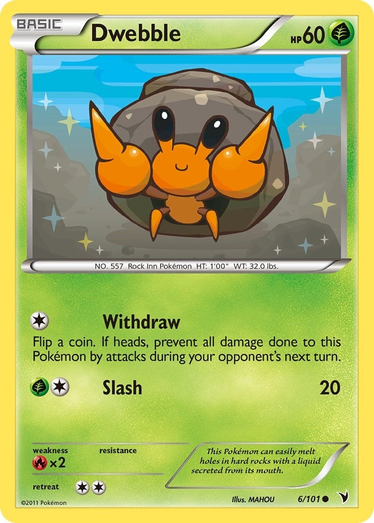 Image for Dwebble (6/101) (Noble Victories) (NVI) - Pokemon