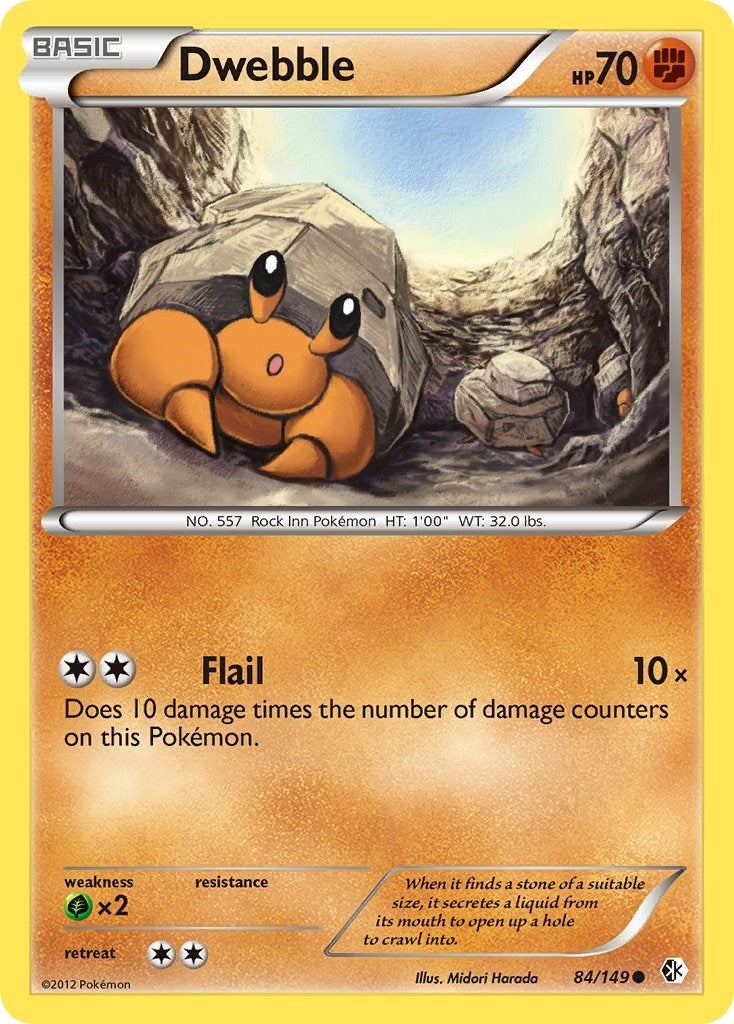 Image for Dwebble (84/149) (Boundaries Crossed) (BCR) - Pokemon