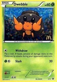 Image for Dwebble (003/012) (McDonald's Promos 2012) (M12) - Pokemon