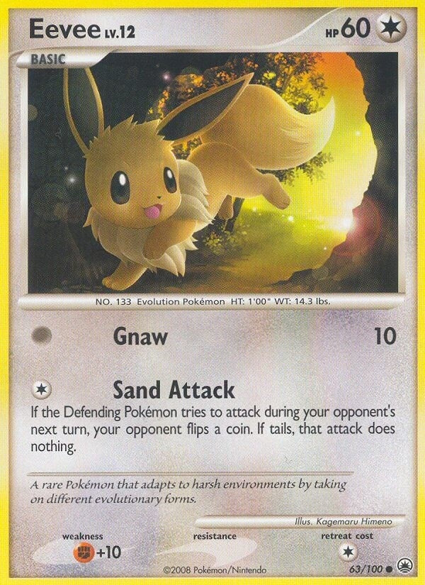 Image for Eevee (63) (63/100) (Majestic Dawn) (MD) - Pokemon