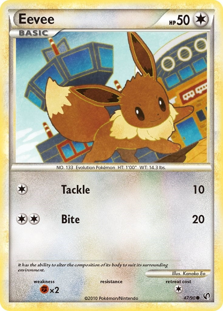 Image for Eevee (47) (47/90) (Undaunted) (UD) - Pokemon