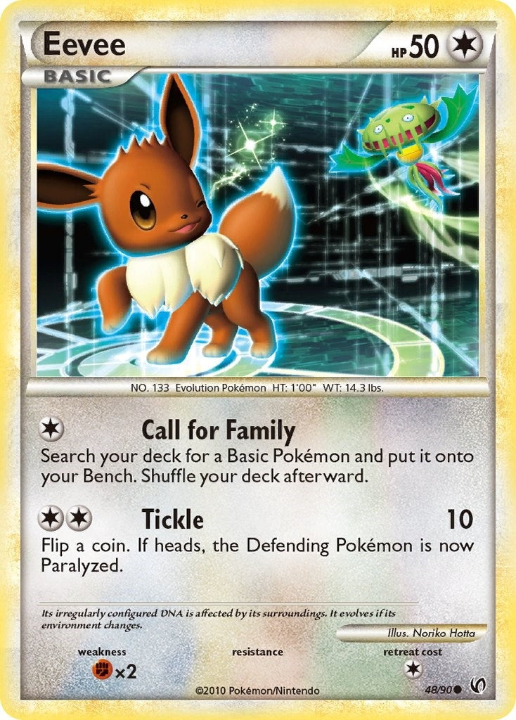 Image for Eevee (48) (48/90) (Undaunted) (UD) - Pokemon