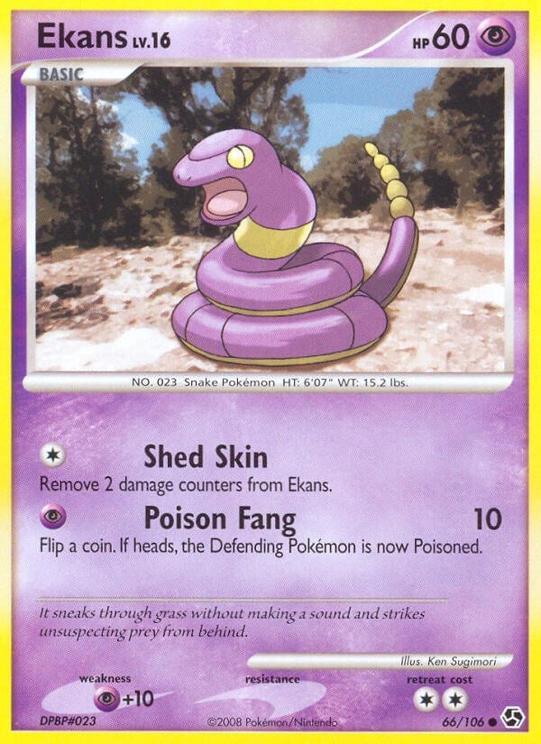 Image for Ekans (66/106) (Great Encounters) (GE) - Pokemon