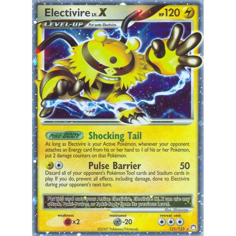 Image for Electivire LV.X (121/123) (Mysterious Treasures) - Pokemon